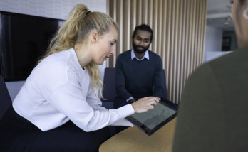 Colleagues in a meeting